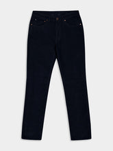 Boglioli Dark Blue Regular Fit Corduroy Trousers