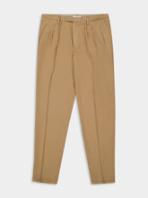 Boglioli Beige Virgin Wool 2-Pleat Trousers