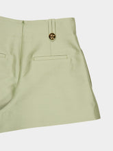Zimmermann Palm Luna Wool Silk Tailored Shorts
