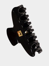 Fendi Black FF Acetate Hair Clip
