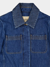 Valentino Garavani Medium Blue Denim Caban Jacket