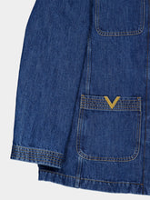 Valentino Garavani Medium Blue Denim Caban Jacket