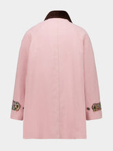 Valentino Garavani Old Rose Denim Caban Jacket