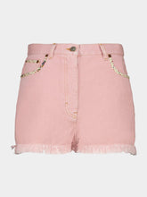 Valentino Garavani Old Rose Casual Fit Denim Shorts