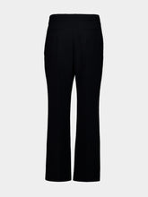 Valentino Garavani Black Virgin Wool Straight Trousers