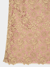 Valentino Garavani Beige Guipure Flower Mix Mini Dress