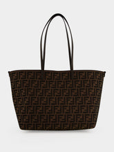 Fendi Tobacco Brown FF Medium Roll Shopper Bag