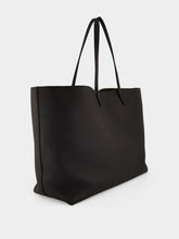 Fendi Black Medium Roll Leather Tote Bag