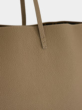 Fendi Dove Grey Medium Roll Leather Tote Bag