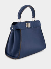 Fendi Blue Selleria Peekaboo Bag