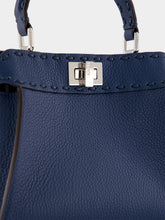 Fendi Blue Selleria Peekaboo Bag