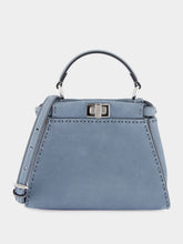 Fendi Mercury Blue Peekaboo Mini Selleria Bag