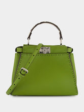 Fendi Green Peekaboo Mini Leather Bag