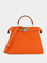 Fendi Orange Selleria Peekaboo ISeeU Small