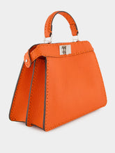 Fendi Orange Selleria Peekaboo ISeeU Small