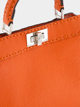 Fendi Orange Selleria Peekaboo ISeeU Small