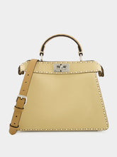 Peekaboo ISeeU Small Selleria Bag in Beige