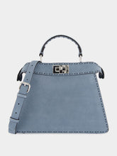 Fendi Mercury Blue Peekaboo ISeeU Small Bag