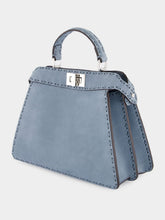 Fendi Mercury Blue Peekaboo ISeeU Small Bag