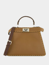 Fendi Brown Peekaboo ISeeU Small Selleria Bag