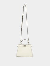 Fendi Peekaboo ISeeU Petite White Selleria Bag
