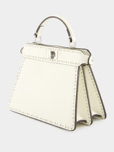 Fendi Peekaboo ISeeU Petite White Selleria Bag