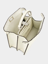 Fendi Peekaboo ISeeU Petite White Selleria Bag