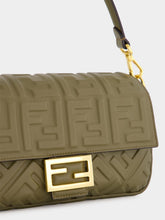 Fendi Green Baguette Nappa Leather Bag