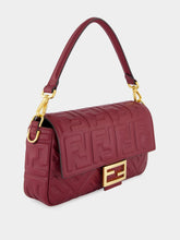 Fendi Burgundy Medium Baguette Bag