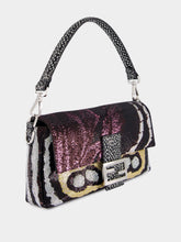 Fendi Multicolour Night Butterfly Sequin Baguette® Bag