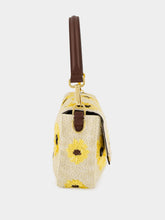 Fendi Floral Sequin Embroidered Baguette Bag