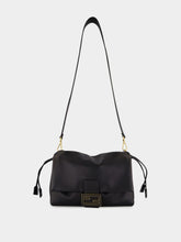 Fendi Black Mamma Baguette Medium Bag