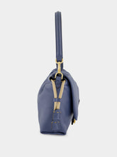 Fendi Blue Nappa Leather Mamma Baguette Bag