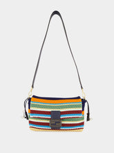 Fendi Multicolour Raffia Crochet Mamma Baguette Bag