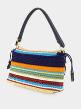 Fendi Multicolour Raffia Crochet Mamma Baguette Bag