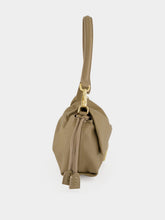 Fendi Dove Grey Soft Medium Baguette Leather Bag