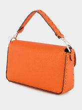 Fendi Orange Baguette Mini Selleria Bag