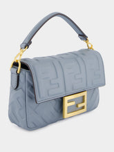 Fendi Mercury Blue Mini Baguette Bag