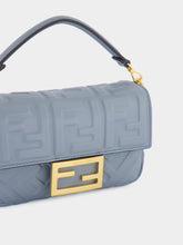 Fendi Mercury Blue Mini Baguette Bag