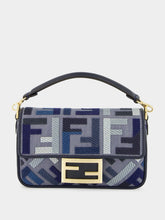 Fendi Blue Baguette Mini Bag