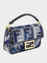 Fendi Blue Baguette Mini Bag