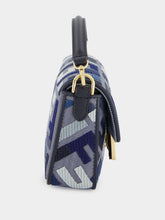 Fendi Blue Baguette Mini Bag