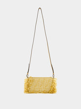 Fendi Beige Jacquard Baguette Pouch