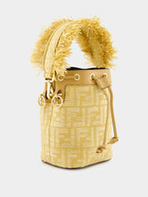 Fendi Beige Jacquard Mon Tresor Mini Bag