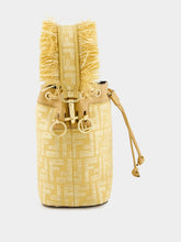 Fendi Beige Jacquard Mon Tresor Mini Bag