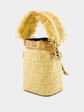 Fendi Beige Jacquard Mon Tresor Mini Bag