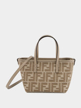 Fendi Roll Mini Dove Grey FF Jacquard Mini Bag