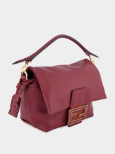 Fendi Burgundy Mamma Baguette Mini Bag