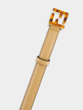 Fendi Beige Leather FF Belt