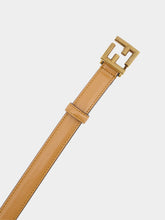 Fendi FF leather belt